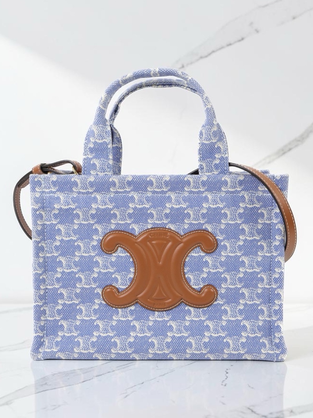 ✨🛍️ Celine Denim Small Cabas Thais Tote